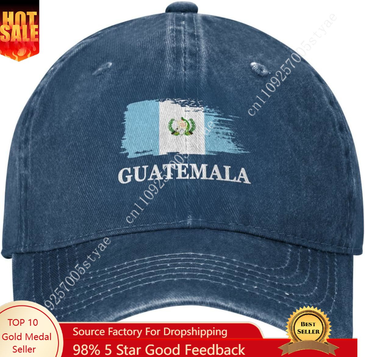 Men'S Fashion Guatemala - 과테말라 국기 모자 남성 여성 야구