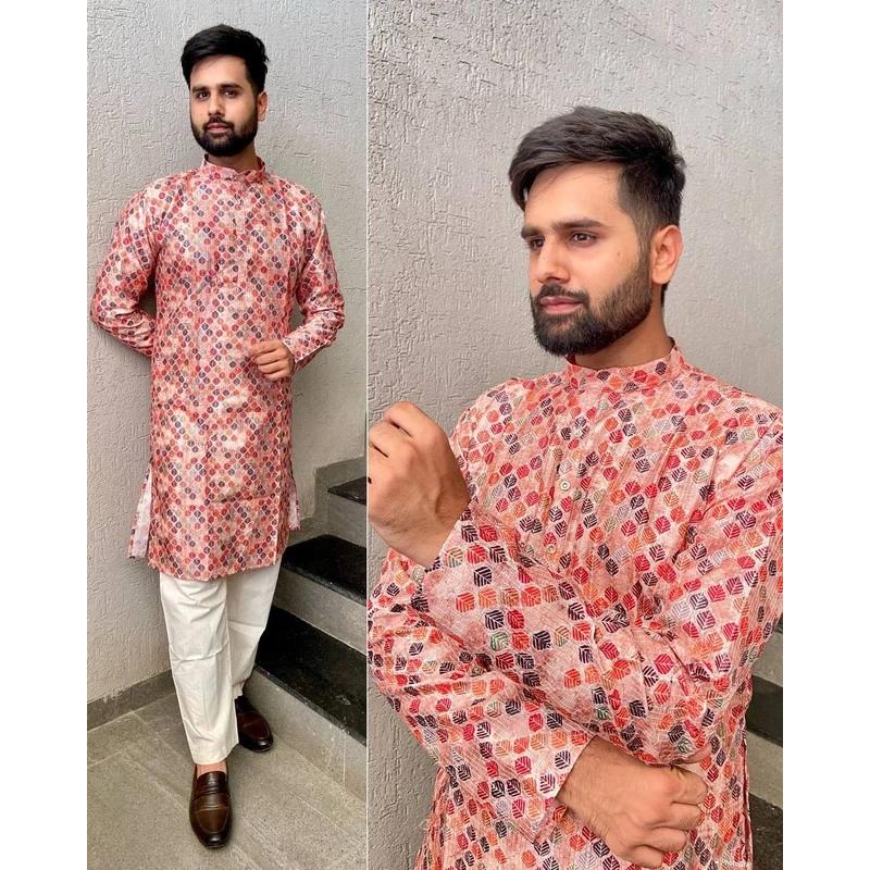 Men'S Fashion Kurta - 럭셔리 캐주얼 이슬람 아랍 아바야 로브