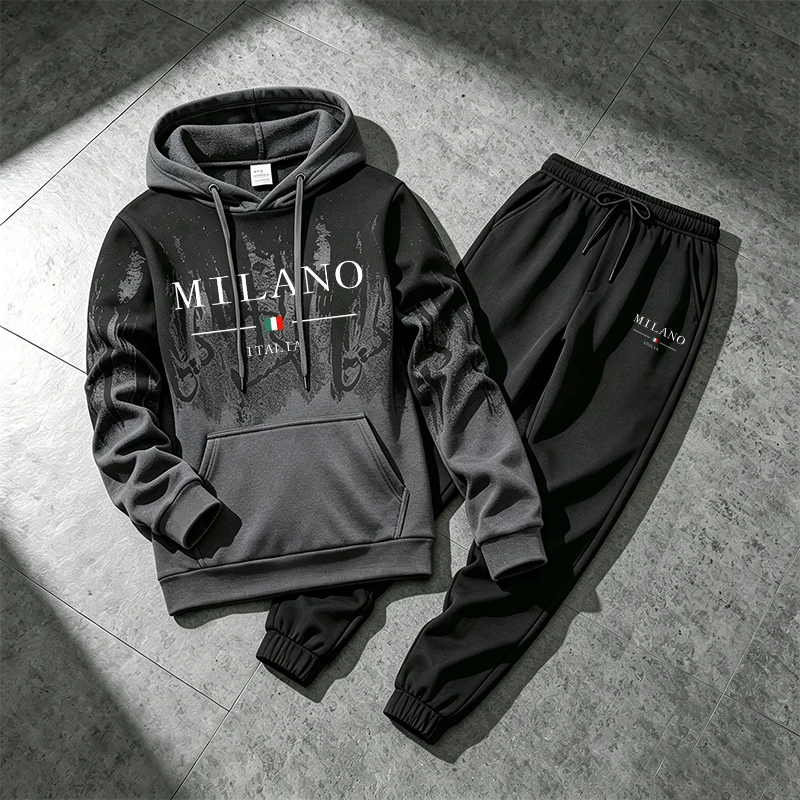 Jogger Sweatpants Men - 2026 신상 남성 트레이닝복 후드티&스웨트팬츠 이탈리아