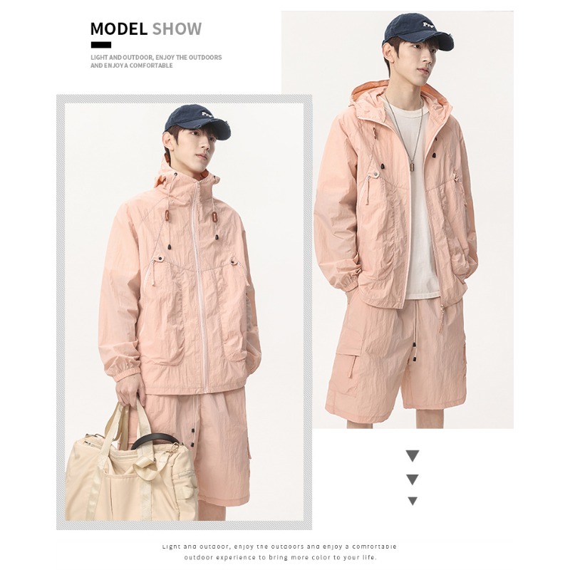 Corduroy Jacket Men - 하이킹 등산용 자외선 차단 의류는 세련되고