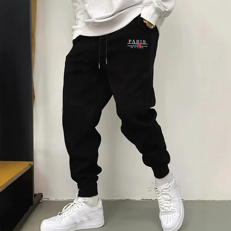 Men'S Fashion Paris 2025 - 남성 스트리트웨어 캐주얼 편안한 라운지 팬츠