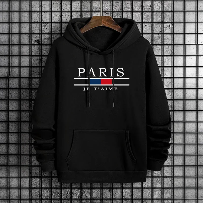 Men'S Fashion Paris 2025 - 2025 신상 남성 후드티셔츠 도시 스트릿웨어