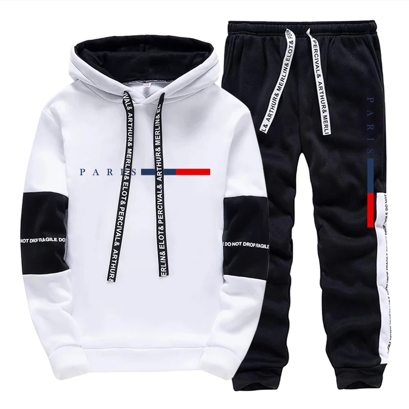 Men'S Fashion Usa - 남성 세트/후드티/바지 파리 패션 가을 겨울