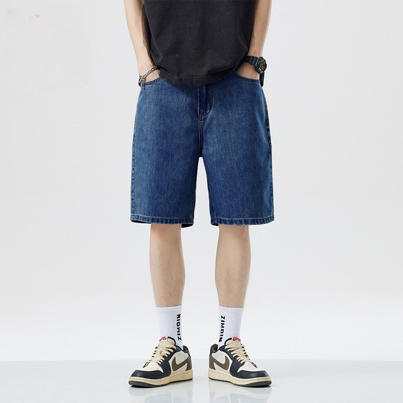 Men'S Fashion Jeans - 2025 신상 여름 반바지 청바지 남성