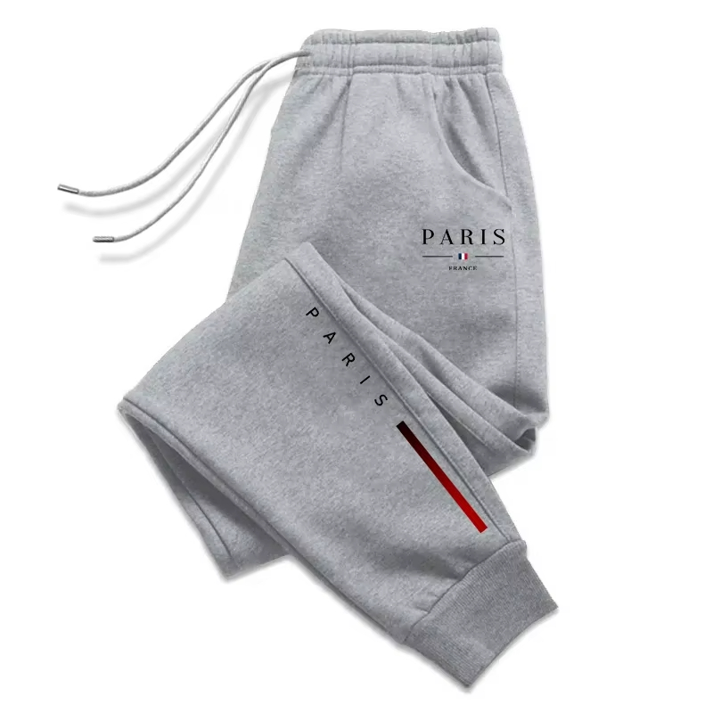 Men'S Fashion Paris 2025 - 2025 신상 파리 프린트 남성용 스웨트팬츠