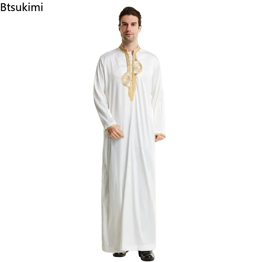 중동 무슬림 남성 의류 루즈핏 카프탄 긴팔 로브 토브  - Men'S Fashion Kurta 리뷰 및 가격