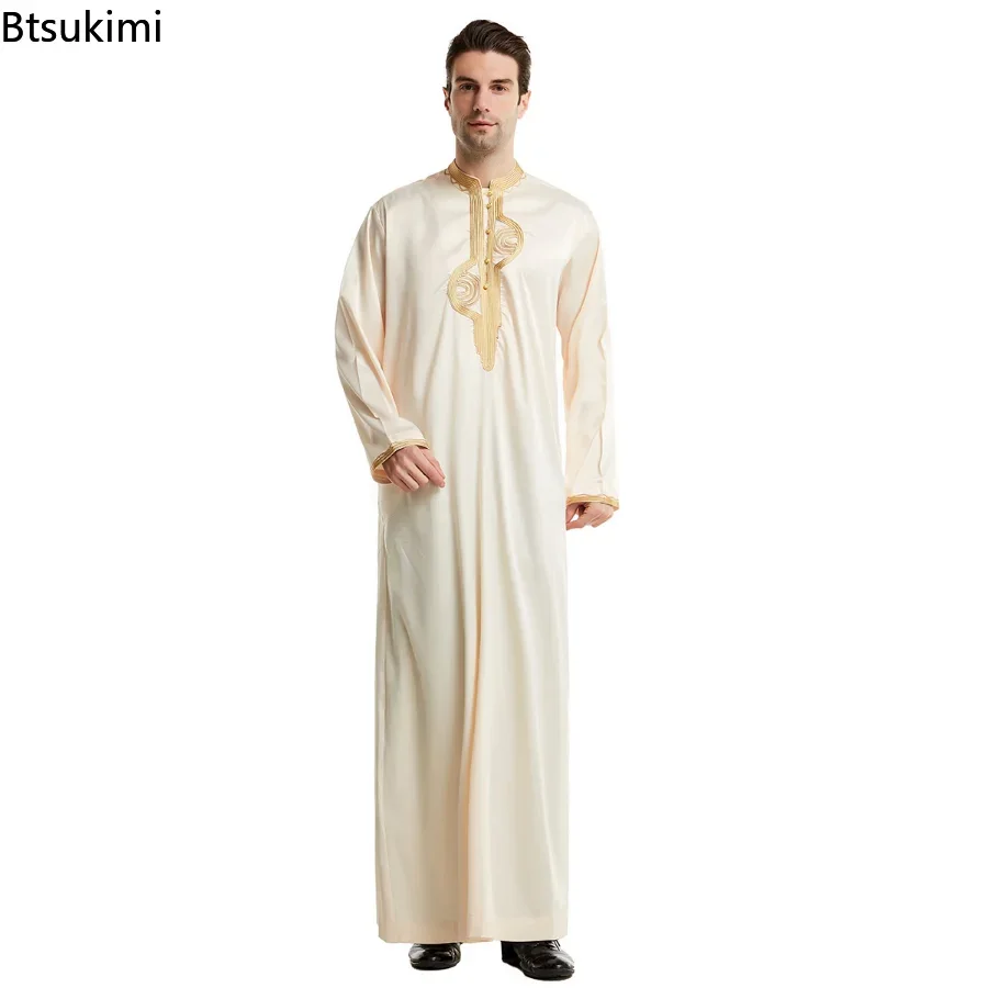 중동 무슬림 남성 의류 루즈핏 카프탄 긴팔 로브 토브  - Men'S Fashion Kurta 리뷰 및 가격