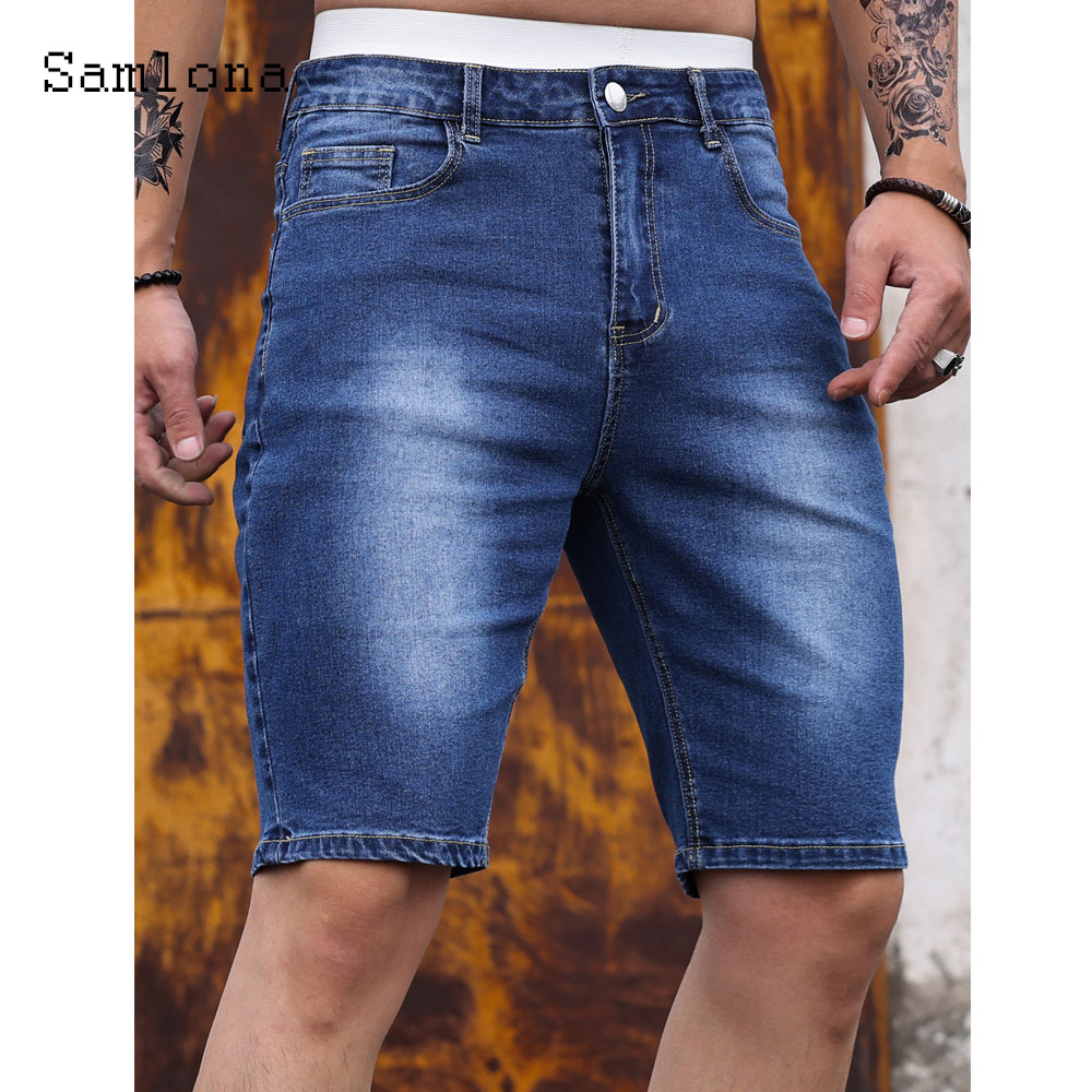 남성용 지퍼 포켓 하의 패치워크 데님 반바지, 빈티지  - Men'S Fashion Jeans 리뷰 및 가격