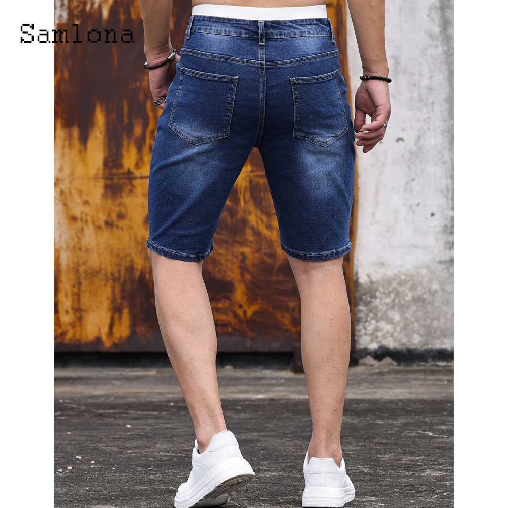 남성용 지퍼 포켓 하의 패치워크 데님 반바지, 빈티지  - Men'S Fashion Jeans 리뷰 및 가격