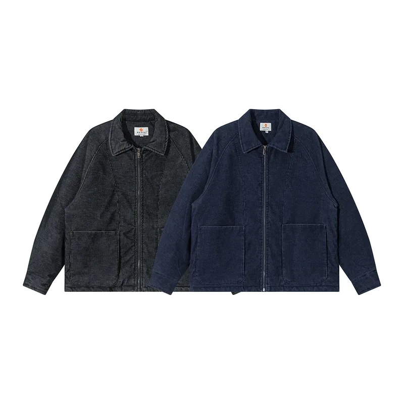 남성 일본 스트리트웨어 레트로 코듀로이 두꺼운 패딩 코 - Corduroy Jacket Men 리뷰 및 가격