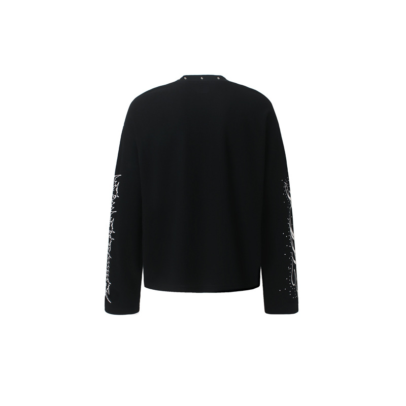 남성용 하이 스트리트 그래피티 티셔츠, 리벳 장식 패션 - Mens Fashion Vintage 리뷰 및 가격