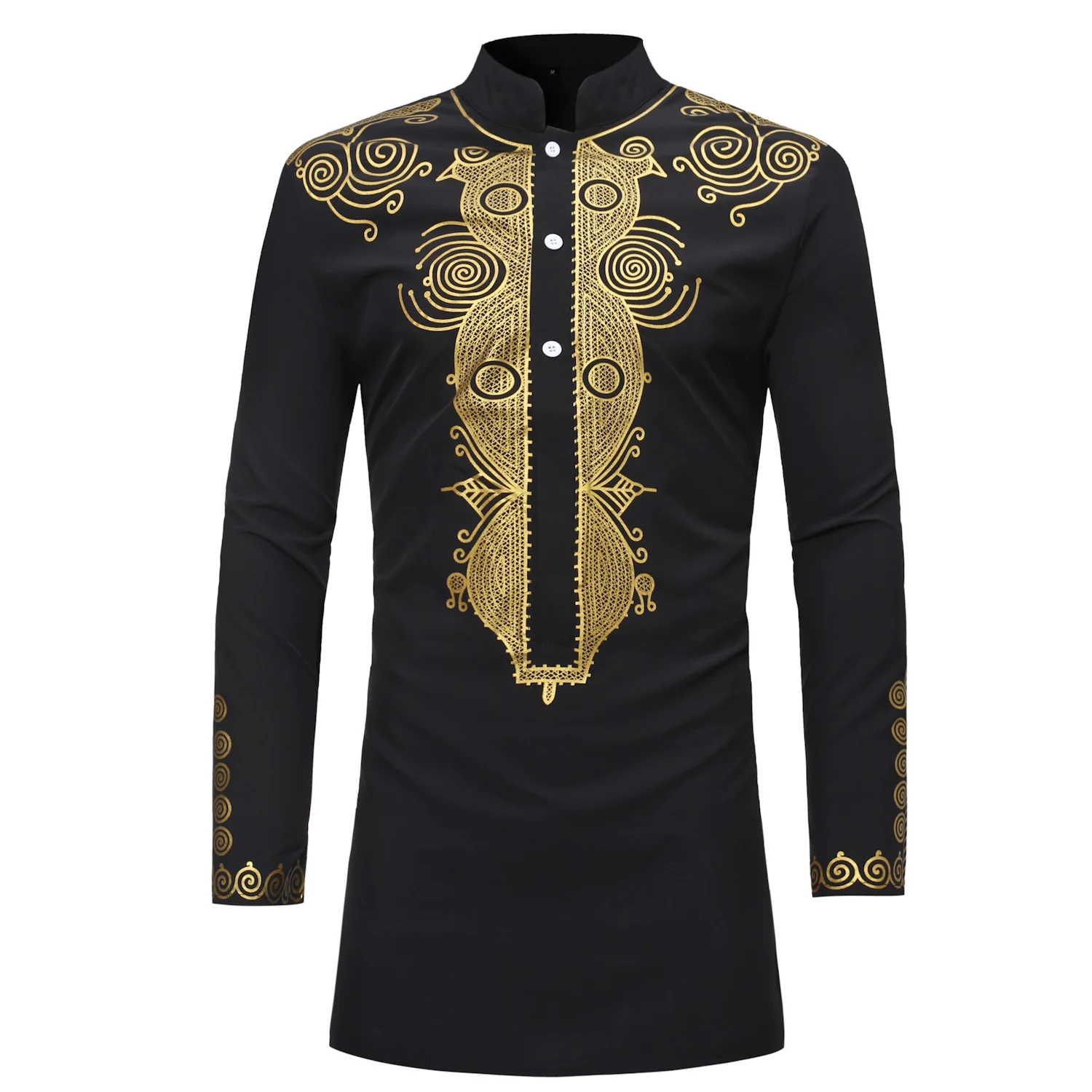 남성용 스탠드 칼라 무슬림 셔츠, 민속 카프탄 무술만  - Men'S Fashion Kurta 리뷰 및 가격
