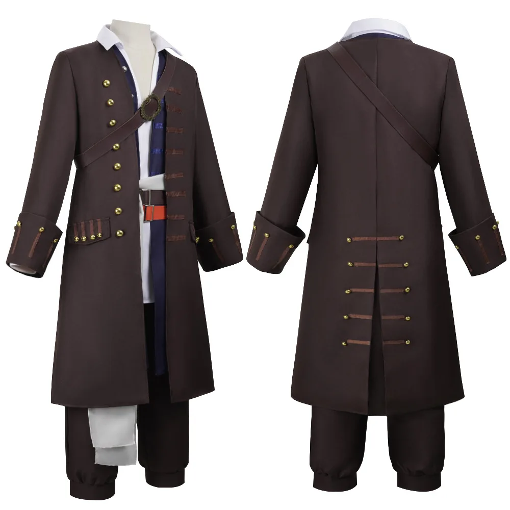 캡틴 잭 스패로우 코스프레 의상 남성 해적 유니폼 코트 - Trench Coat Men 리뷰 및 가격