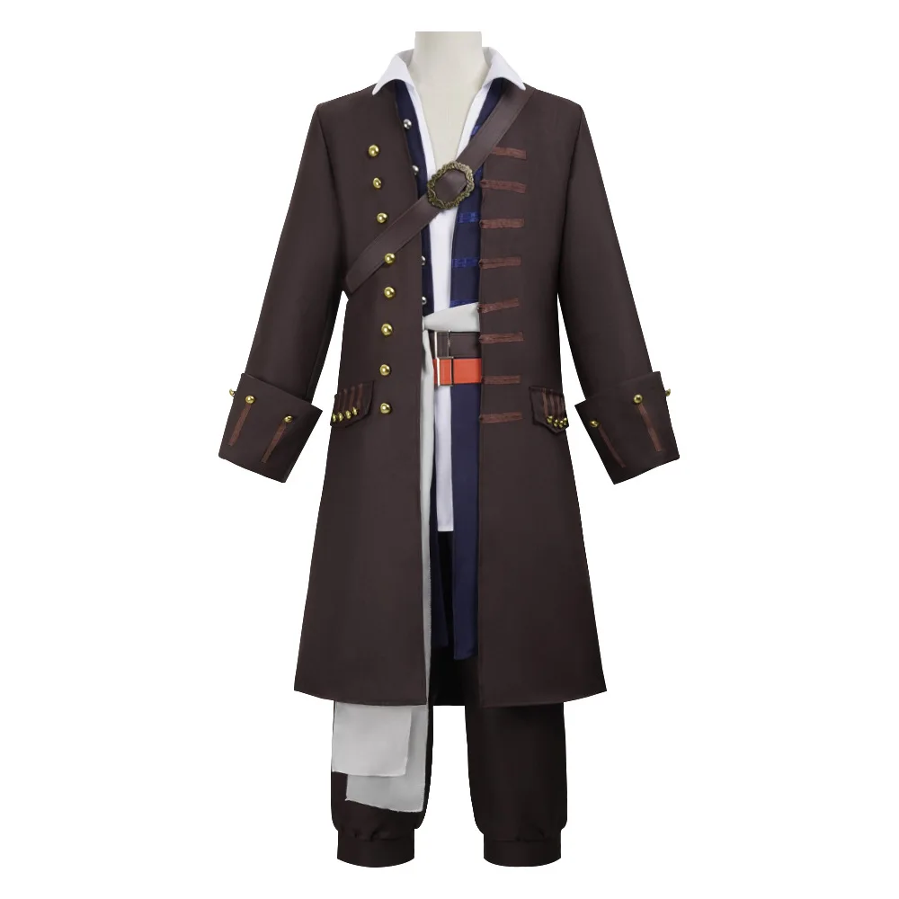 캡틴 잭 스패로우 코스프레 의상 남성 해적 유니폼 코트 - Trench Coat Men 리뷰 및 가격