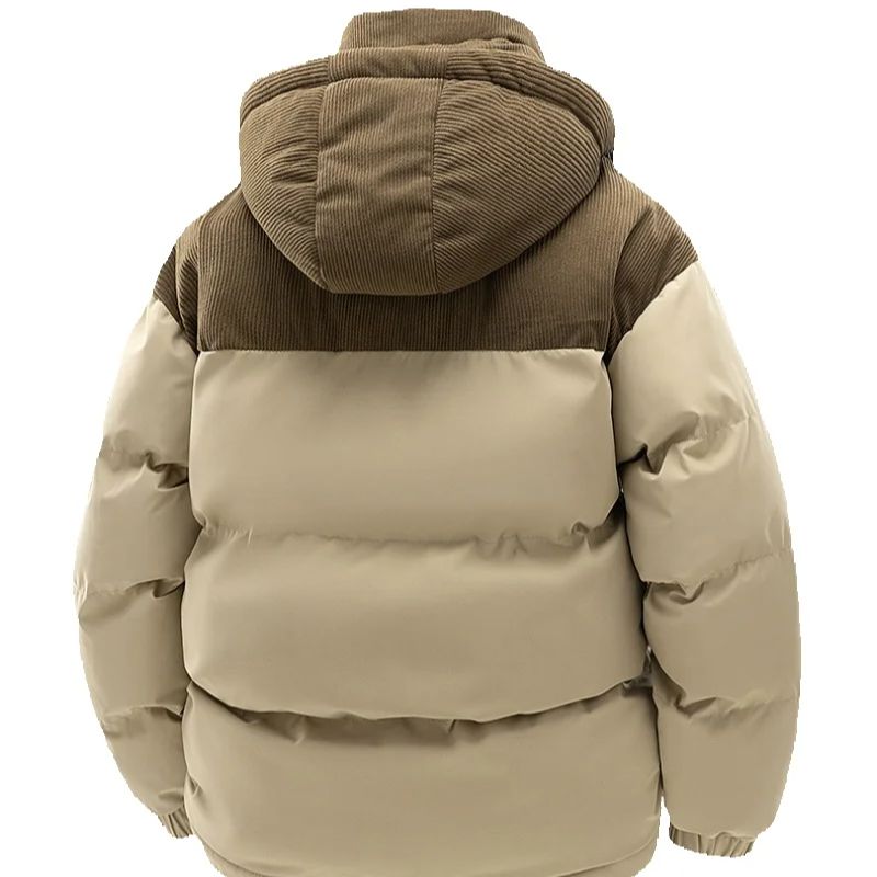 남성용 겨울 두꺼운 면 패딩 재킷 플리스 안감 따뜻한  - Corduroy Jacket Men 리뷰 및 가격