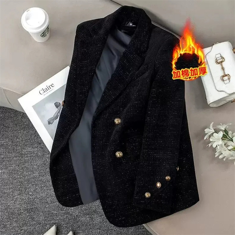 여성용 블랙 코듀로이 수트 재킷 가을 겨울 두꺼운 코튼 - Corduroy Jacket Men 리뷰 및 가격
