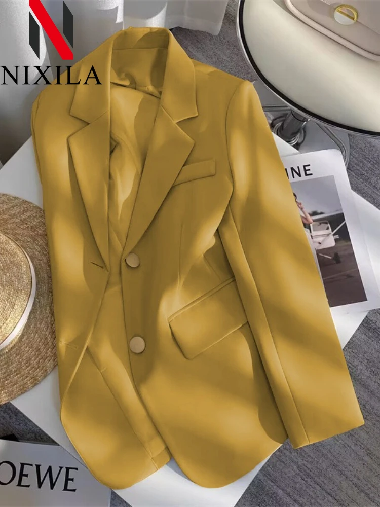 여성 더블 브레스트 블레이저 시크 오피스 레이디 빈티지 - Men'S Fashion X 리뷰 및 가격