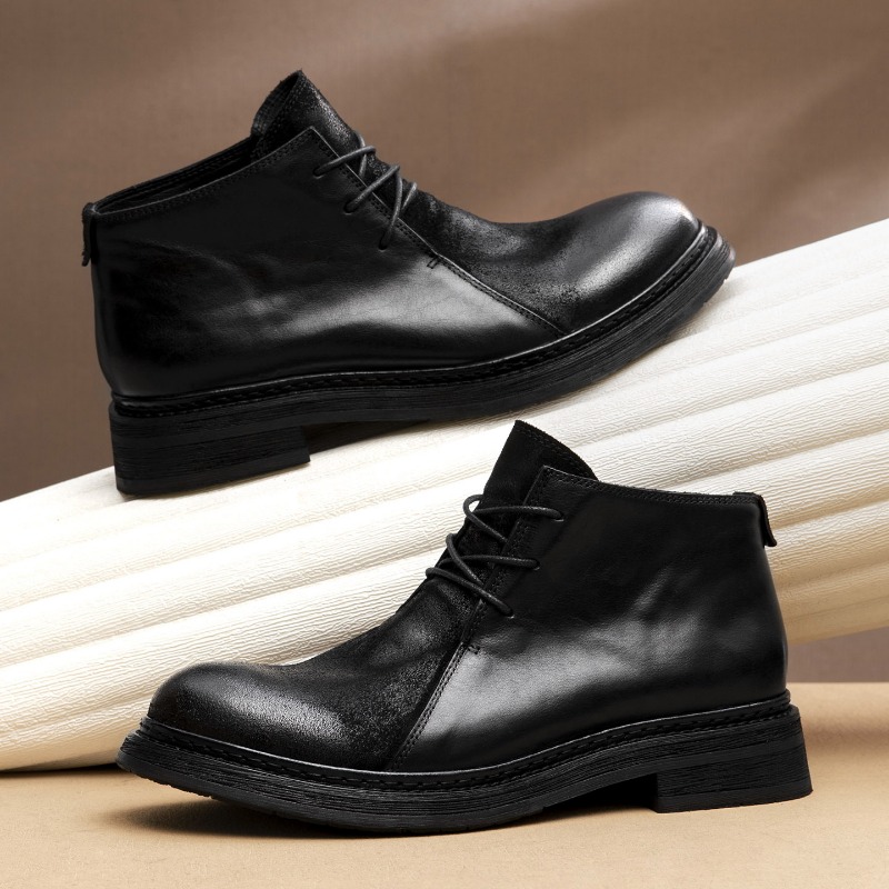 빈티지 남성용 천연 가죽 부츠 럭셔리 수제 2026 봄 - Mens Fashion Vintage 리뷰 및 가격