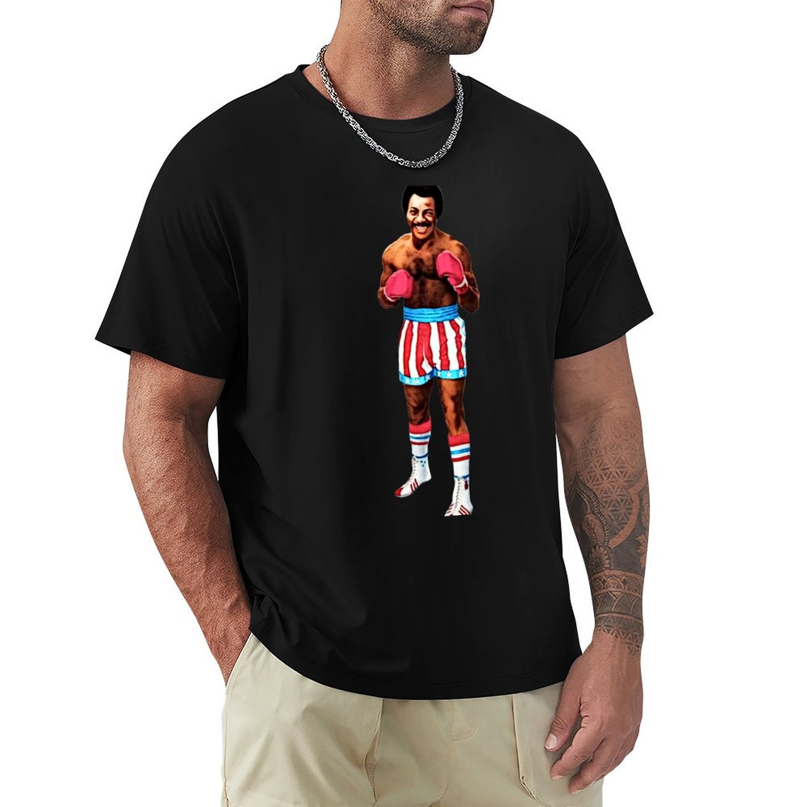 소년용 Carl Weathers 아폴로 크리드 티셔츠, - Men'S Fashion For Hot Weather 리뷰 및 가격