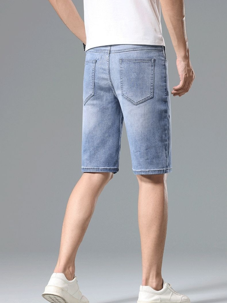 여름 패션 남성 데님 반바지 루즈핏 얇은 워싱 스트레이 - Men'S Fashion For Hot Weather 리뷰 및 가격