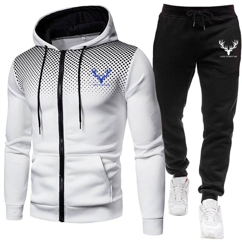 2026 신상 남성 세트 지퍼 후드티와 블랙 스웨트팬츠 - Jogger Sweatpants Men 리뷰 및 가격