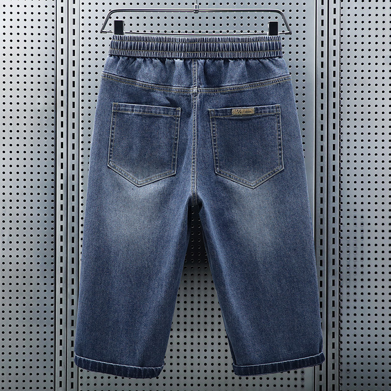 남성 여름 신축성 허리 크롭 청바지 반바지 새로운 패션 - Men'S Fashion Jeans 리뷰 및 가격