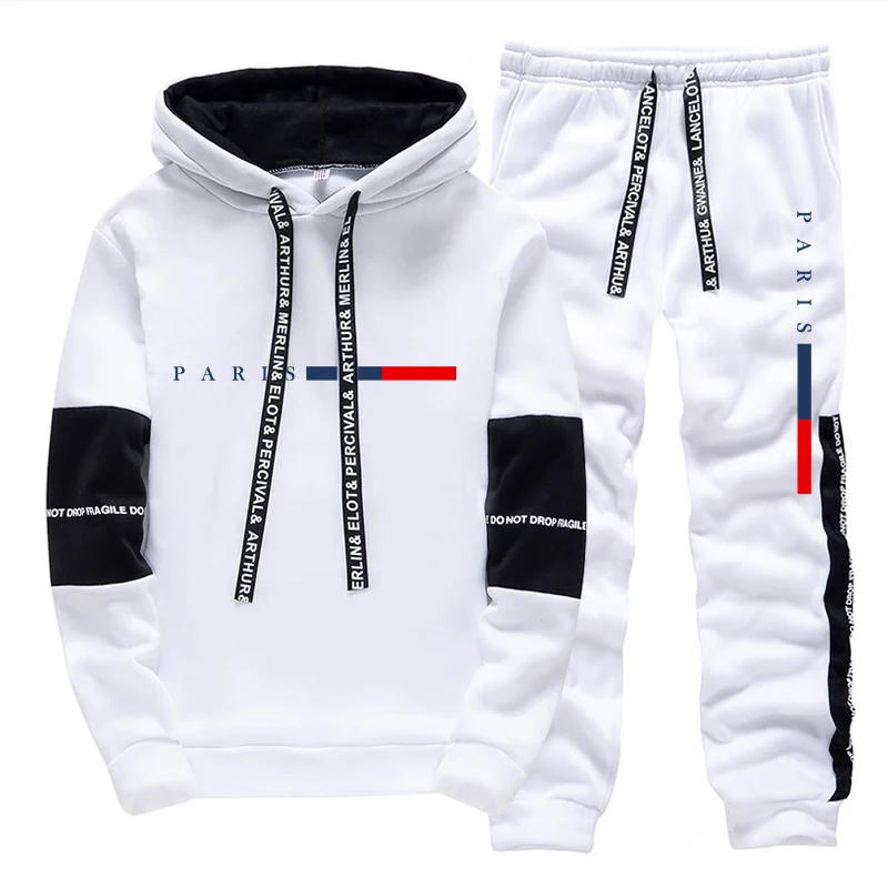 남성 세트/후드티/바지 파리 패션 가을 겨울 캐주얼 스 - Men'S Fashion Usa 리뷰 및 가격
