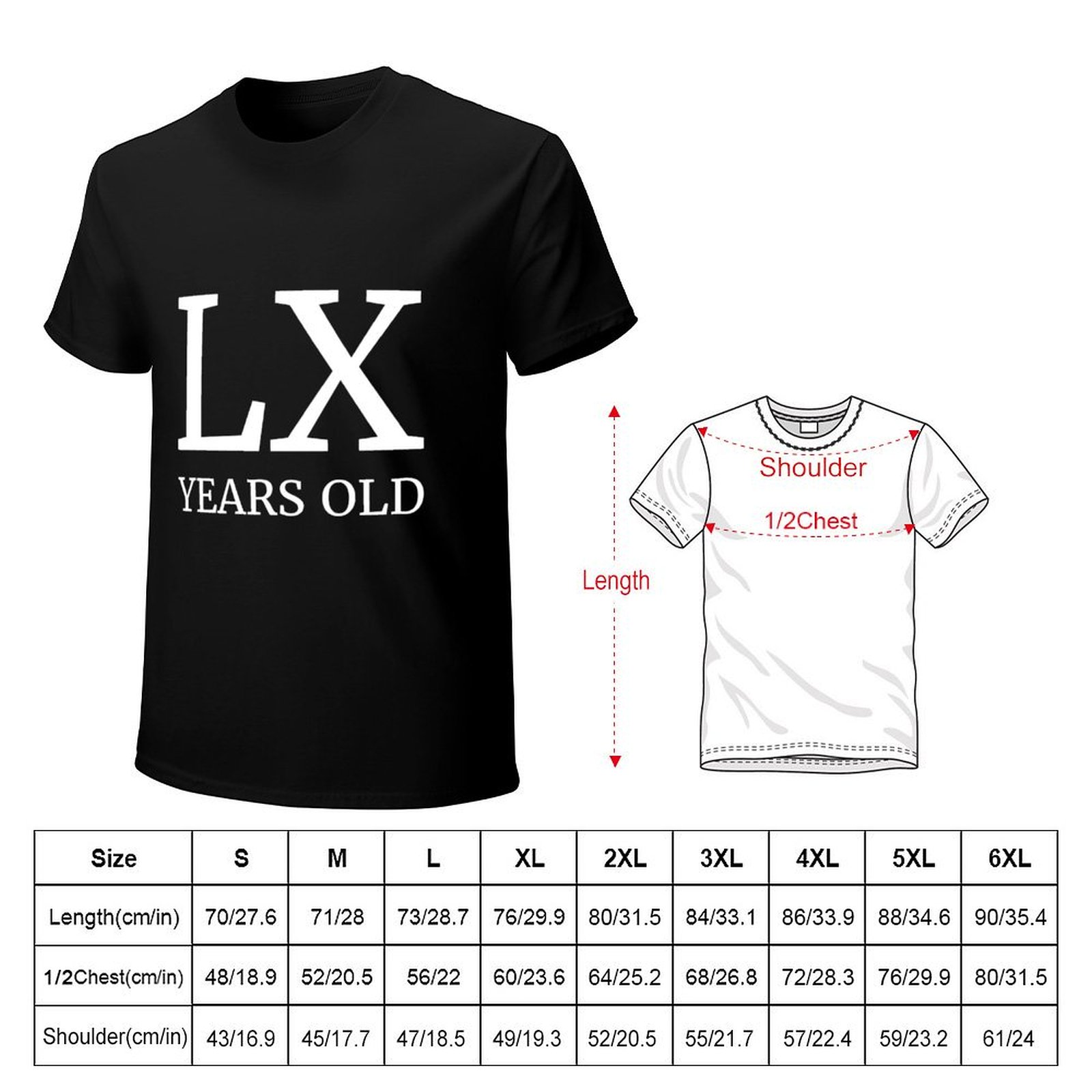 LX Years Old Latin 60주년 생일 선물  - Men'S Fashion For 60 Year Old 리뷰 및 가격